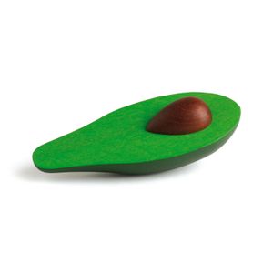 Avocado aus Holz, halb für Kinder ab 3 Jahre