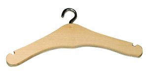 Puppenkleiderbügel aus Holz für Kinder ab 3 Jahren