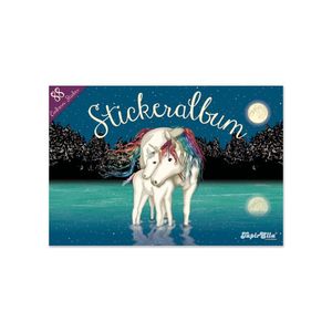 Glitzer Stickeralbum "Einhorn" für Kinder ab 4 Jahre