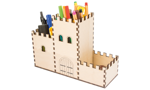 Stiftebox Burg für Kinder ab 4 Jahre