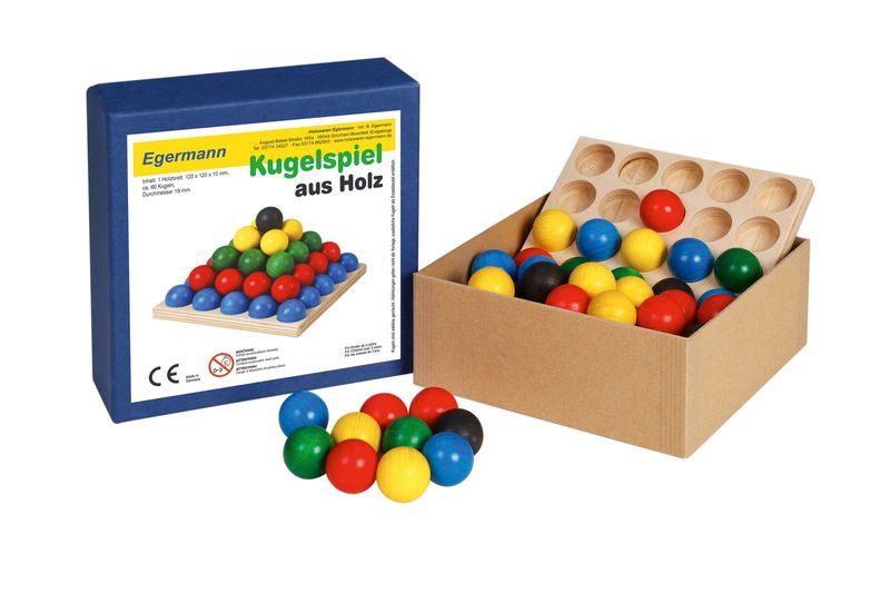 Kugelspiel aus Holz für Kinder ab 3 Jahre