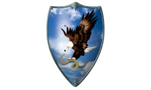 Ritterschild Adler mit Schlange für Kinder ab 4 Jahre