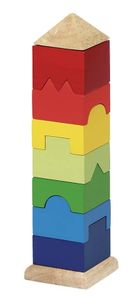 Stapelturm aus Holz für Kinder ab 2 Jahre