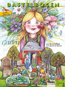 Bastelbogen "Garten" für Kinder ab 5 Jahre