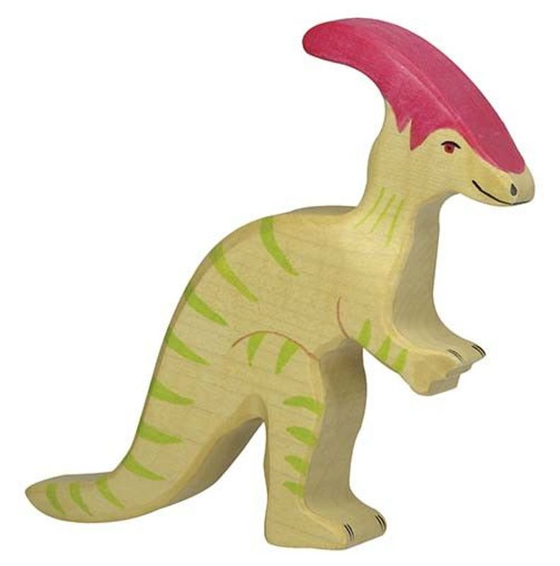 Holz Dinosaurier Parasaurolophus für Kinder ab 3 Jahre