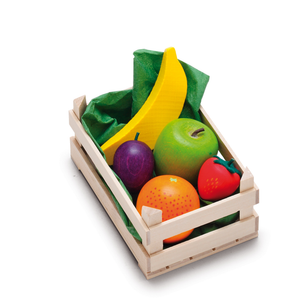 Holz Sortiment Obst, klein für Kinder ab 3 Jahre