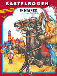 Bastelbogen "Indianer" für Kinder ab 5 Jahre