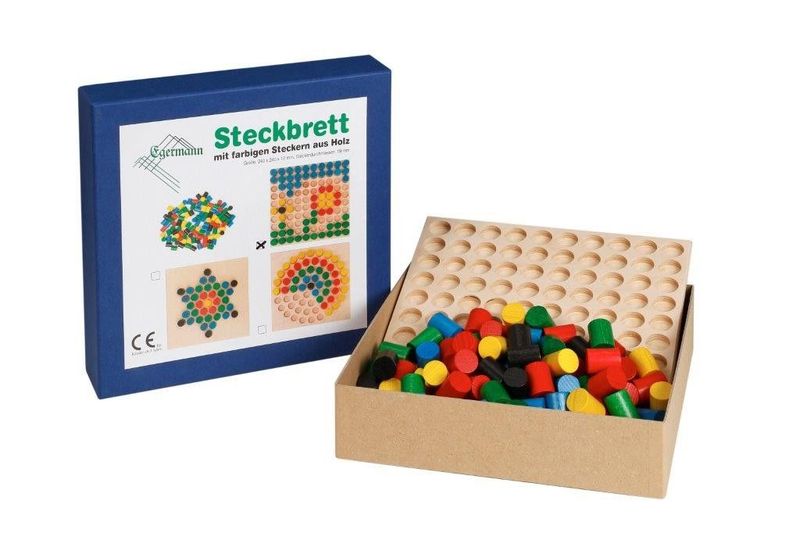 Steckspiel Reihe aus Holz für Kinder ab 3 Jahre