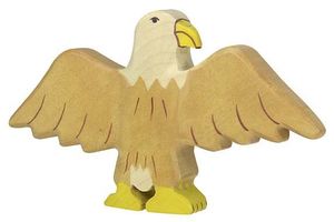 Holztiger Adler für Kinder ab 3 Jahre