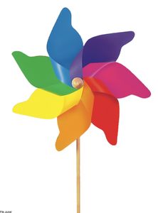 Windrad Regenbogen, Gigante für Kinder ab 3 Jahre