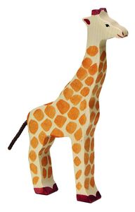 Holztiger Giraffe für Kinder ab 3 Jahre