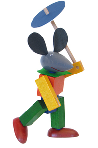"quiek die maus" Steckfigur für Kinder ab 3 Jahre