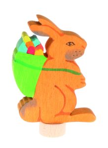 Grimm's Steckfigur Hase mit Korb
