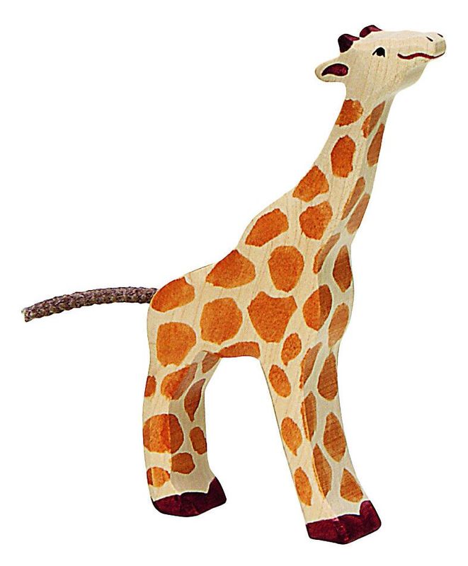 Holztiger Giraffe für Kinder ab 3 Jahre
