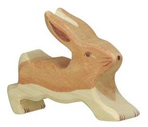 Holztiger Hase für Kinder ab 3 Jahre